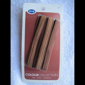 4 Goody Red Colour Collection Headbands Elastic Hair Head Band Color Match